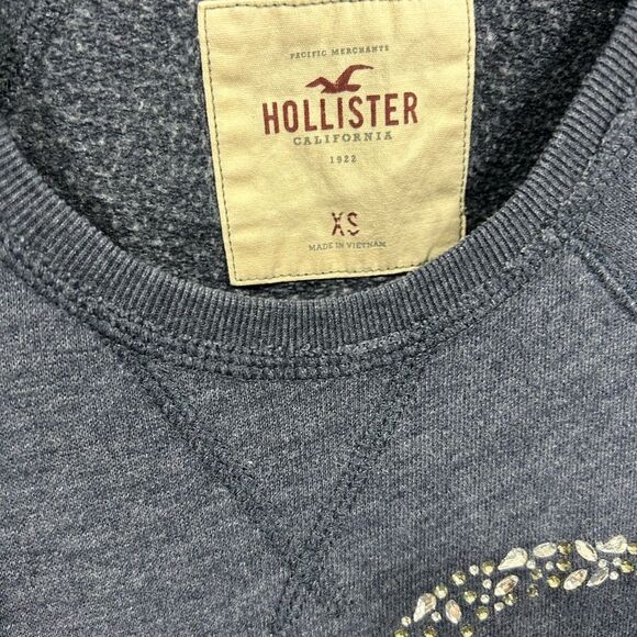 Hollister Rhinestone Bird Logo Pullover Sweater - XS - Picture 3 of 6